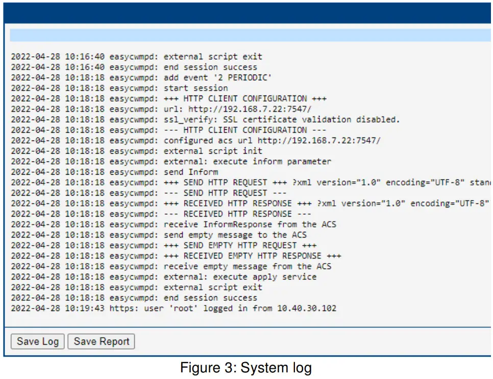 ADVANTECH Technical Report 069 Router Application - System log