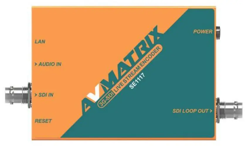AVMATRIX SE1117 Sdi Streaming Encoder - Overview