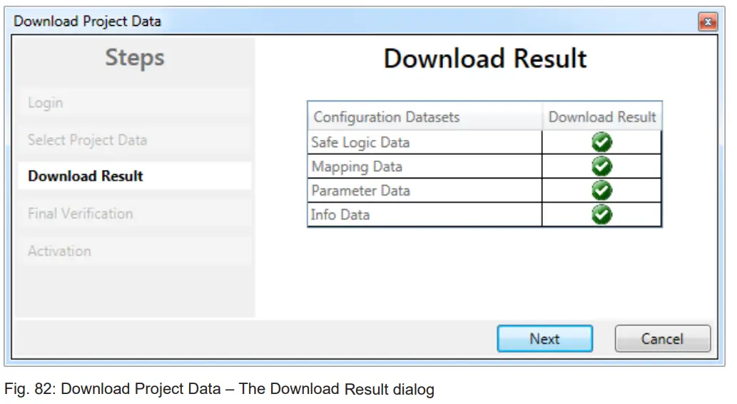 BECKHOFF EK1960 Twin Safe Compact Controller - Result dialog