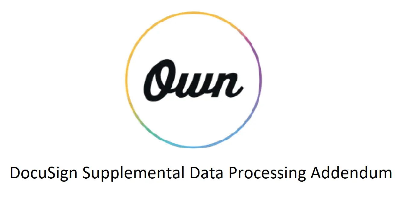DocuSign Supplemental Data Processing Addendum
