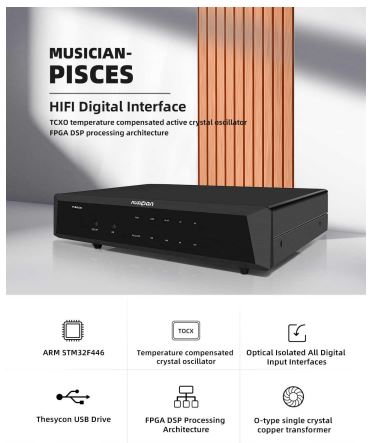 MUSICIAN STM32F446 Hi-Fi Digital Interface User Manual