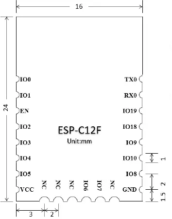 ShenZhen -ESP-C12F -2.4GHz -Wi-Fi -and -BLE5.0 -Combo -Module -fig (5)