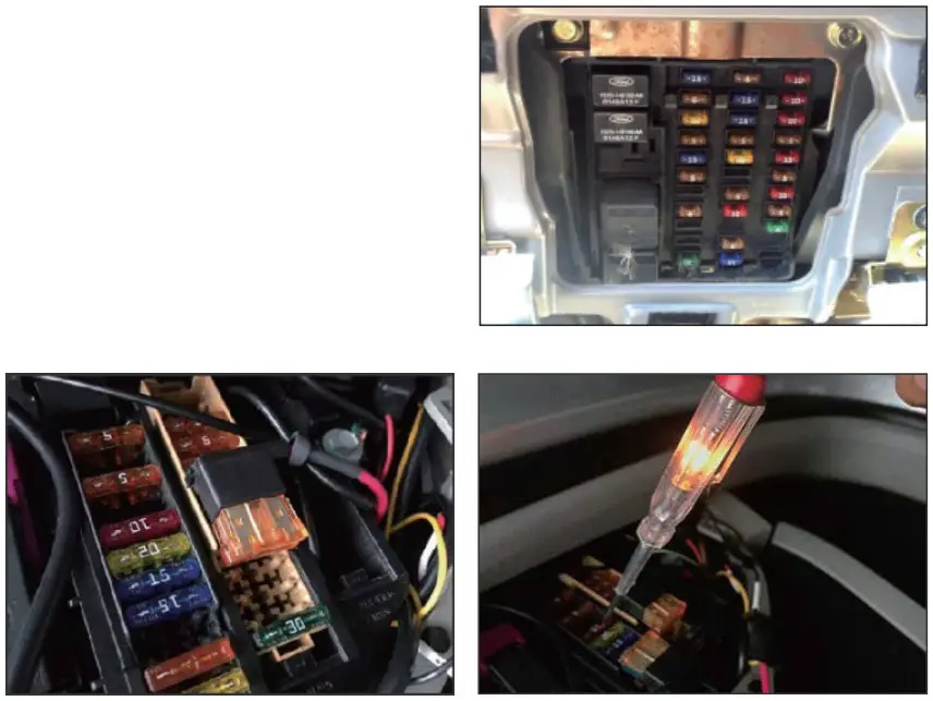 VECLESUS EV 5588MS V5M Rear View Camera System - Fuse Box