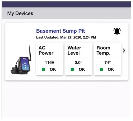 ion Technologies INPC20721 100 15D Digital Level Control Switch and Alarm -data List 2