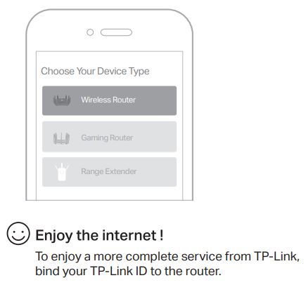 tp-link AX6000 Stream Wi-Fi 6 Router Installation Guide - Tap the button in the Tether app