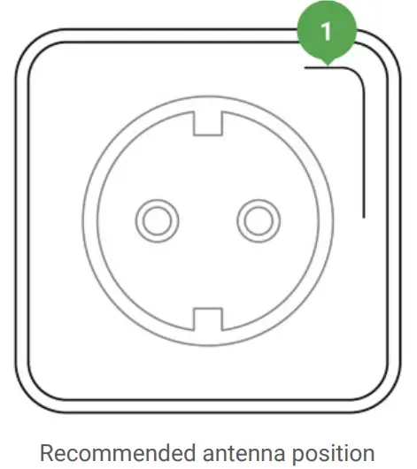 AJAX Systems Wall Switch Relay Module - position