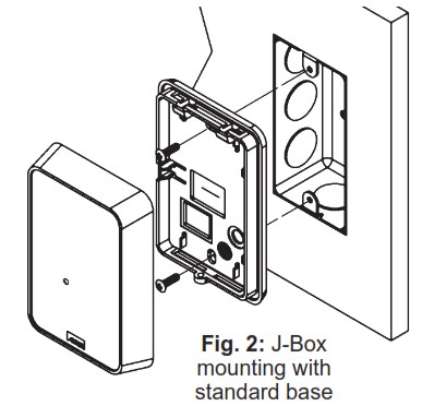 BAPI Stat Quantum Room Sensor - Mounting 1