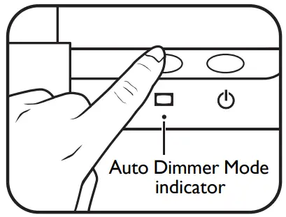 Entering Auto Dimmer Mode