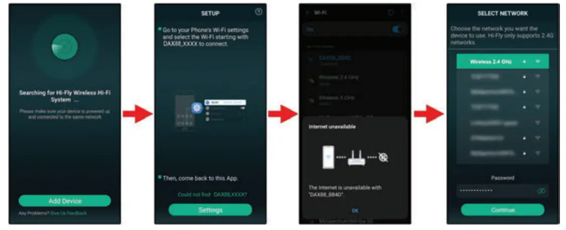 DAYTON AUDIO DAX88 8 Source 8 Zone Bridgeable Distributed Audio Matrix Amplifier - Installation – Wireless Connection