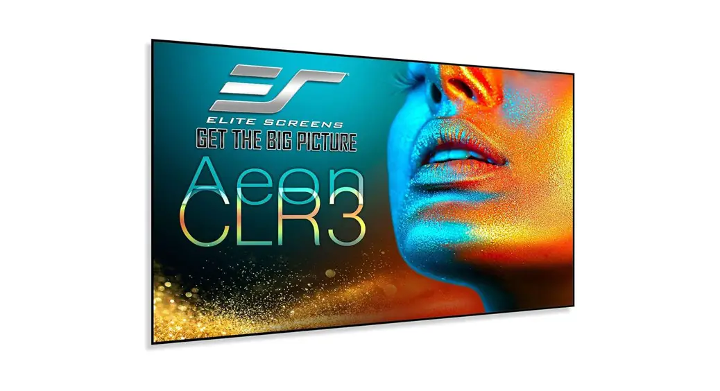 Elite Screens AR103H-CLR Ceiling Ambient Light Rejecting Fixed Frame Screen - Featured Image