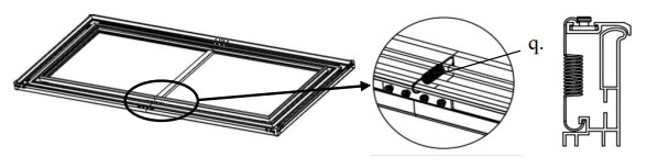 Elite Screens AR103H-CLR Ceiling Ambient Light Rejecting Fixed Frame Screen - further support