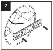 Heath Zenith 5411 Motion Sensor Light Control User Manual - Install the mounting strap