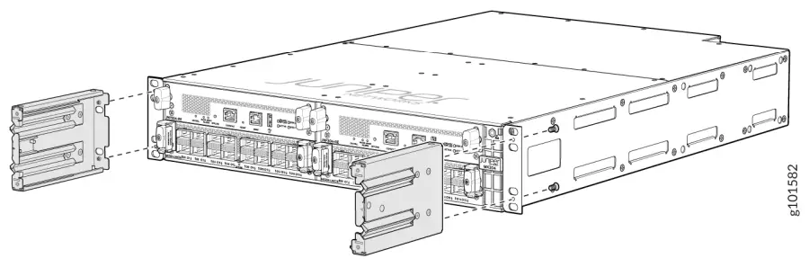 Install the MX304 Router in a Four-Post Rack
