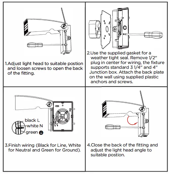 LED Flying Direct FWP LED Full Cut Off Wall Pack Light
2