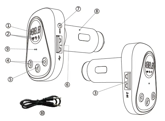 MEIDITECH-VM-207-Bluetooth-FM-Transmitter- (3)