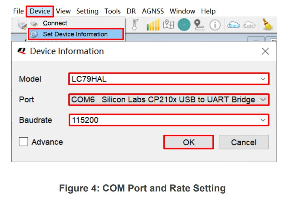 QUECTEL LC79H Series GNSS Module - Rate Setting