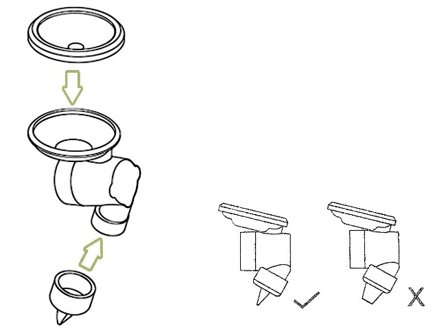 SKYWOT S21 Breast Pump Hands Free - Assembling 1
