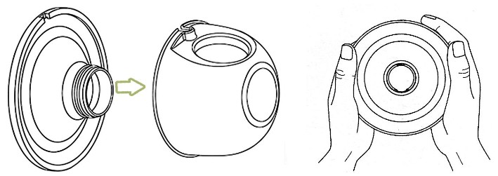 SKYWOT S21 Breast Pump Hands Free - Assembling 3