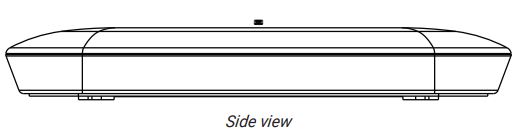 intelbras AP 1250 AC Max Long Range Wi-Fi 5 Enterprise Router Installation Guide - Side view