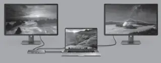 j5create JCD397 USB-C Triple Monitor 10Gbps Mini Dock - Host 2