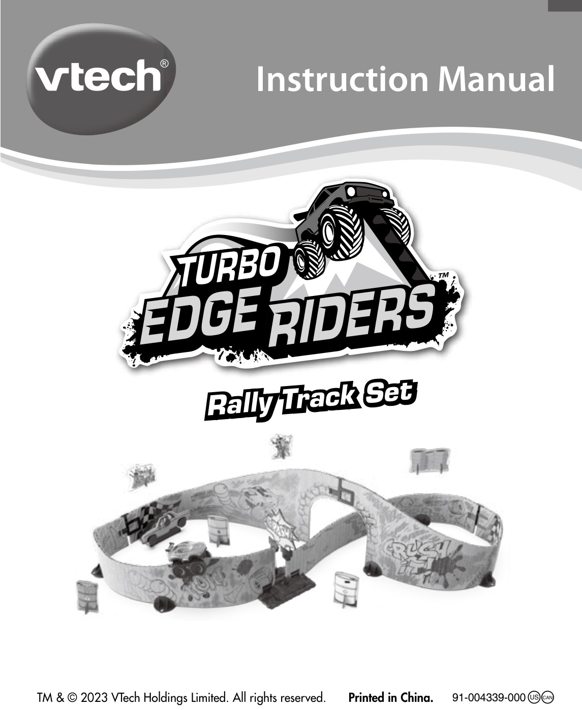 vtech Turbo Edge Riders Rally Track Set Instruction Manual