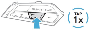 11B Basic Motorcycle Bluetooth Communication System For HJC Helmet - Execute Menu