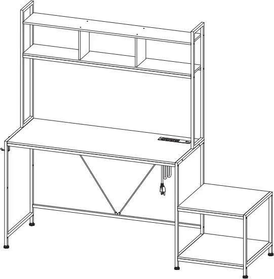 ALLSTAND 20230906 One Line Computer Desk