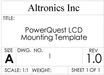 ALTRONICS PowerQuest Touch Screen Control System - overview 8
