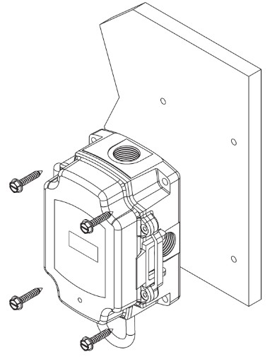 BAPI ZPMB High Range Zone Pressure Sensor - Mounting 1