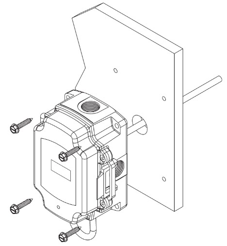 BAPI ZPMB High Range Zone Pressure Sensor - Mounting 2