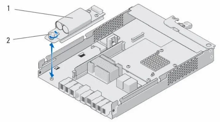 DELL MD3820i Storage Arrays - Removing a RAID Controller Module 2