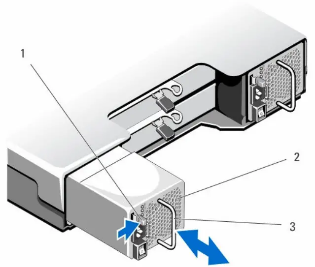 DELL MD3820i Storage Arrays - Removing a RAID Controller Module 3