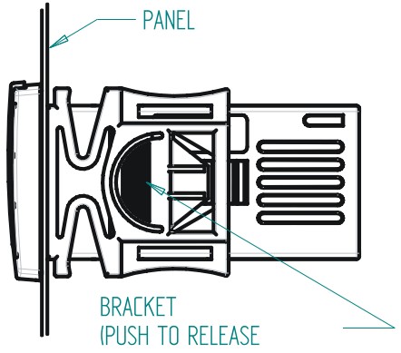 Dixell XR70CH Digital Controller with Defrost and Fan Management - MOUNTING