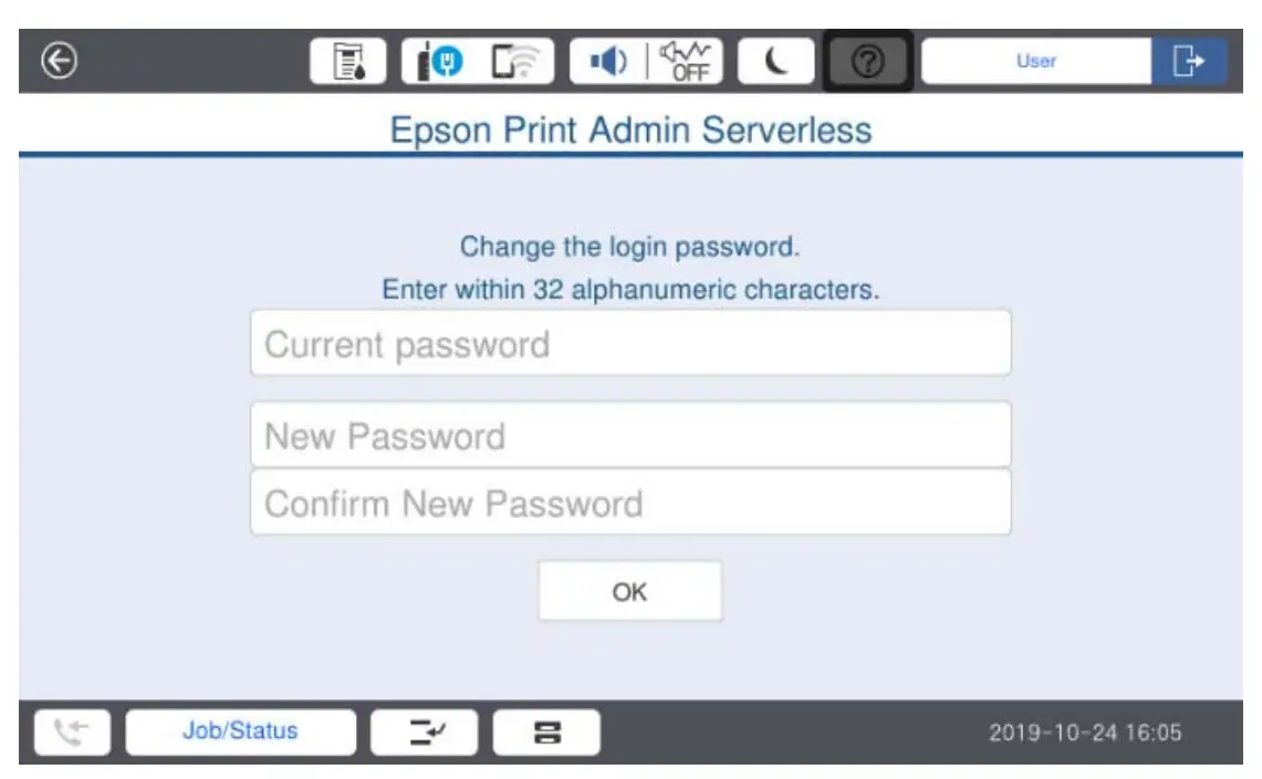 Changing the User Information 
