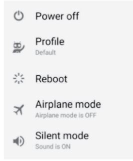 Ingenico AXIUM DX8000 Android Terminal User Manual - Power on Power off the terminal