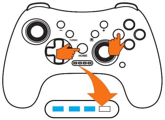 MANBA Wireless Switch Controller - Android device connection 2