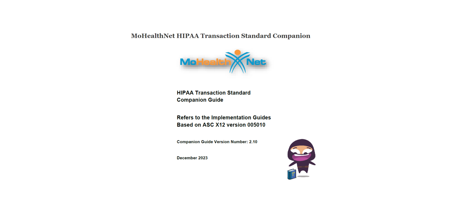 MoHealthNet HIPAA Transaction Standard Companion User Guide