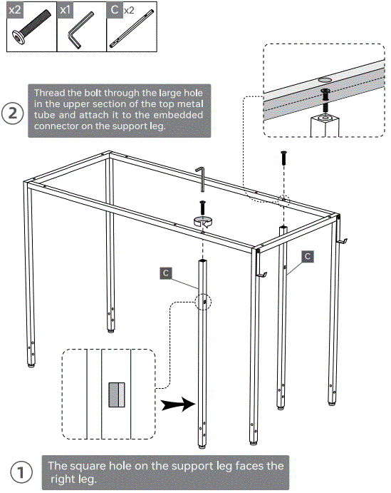 PAMRAY-A6-140-Computer-Desk-With-Drawers-FIG-6