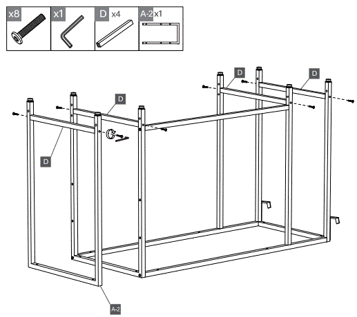 PAMRAY-A6-140-Computer-Desk-With-Drawers-FIG-9