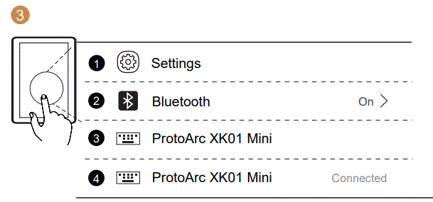 ProtoArc-XK01-Mini-Foldable-Bluetooth-Keyboard-With-Number-Pad-FIG-8