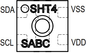 SENSIRION SHT45 Digital Humidity and Temperature Sensor - Design Differences 2
