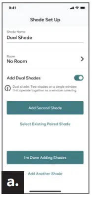Controlling Your Shades Via App 