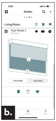 Controlling Your Shades Via App 