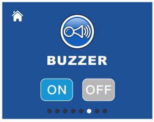 UHPPOTE HBK-R04T Touch Screen Wireless Remote Control User Manual - Buzzer Setting