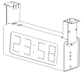 WESTERSTRAND LUMEX5 NTP Digital Clock Time System User Manual - Ceiling mounted installation