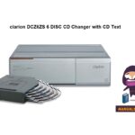 clarion DCZ6ZS 6 DISC CD Changer ជាមួយនឹងសៀវភៅណែនាំរបស់ម្ចាស់អត្ថបទ CD