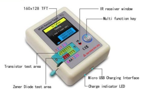 Diymore LCR-TC1 Testeur multifonction LCR TC1