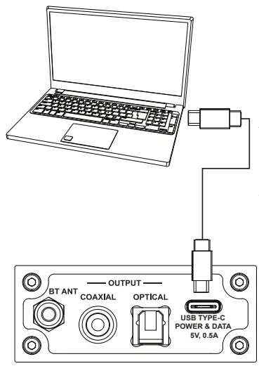 Berrybak BEA1 Bluetooth Decoder - USB Decoding