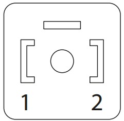 Danfoss T1 Electrohydraulic Two Position Controls - Pin location
