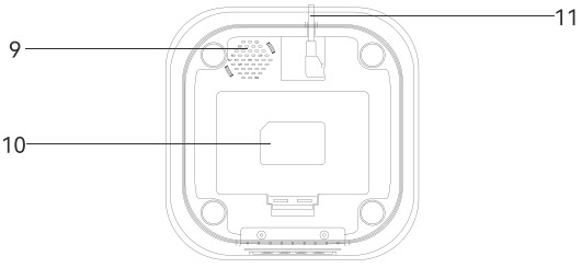 Espelho Automatic Cat Feeders with Camera - Bottom View
